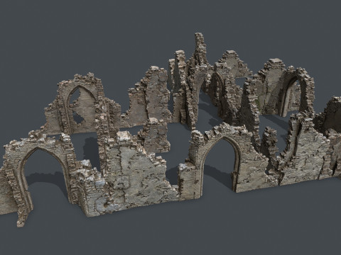 Ruin Gate 3Dモデル