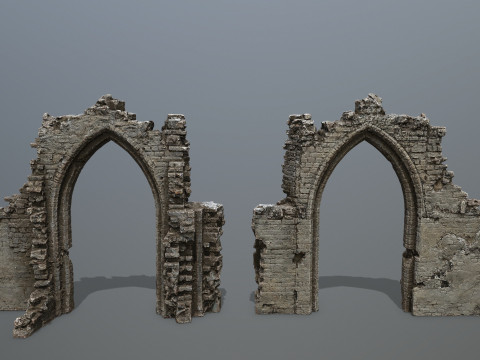 Ruin Gate 3Dモデル
