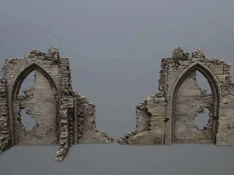 Ruin Gate 3D Model