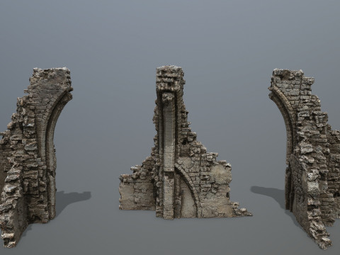 Ruin Gate 3Dモデル