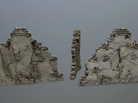 Ruin Gate 3D Model