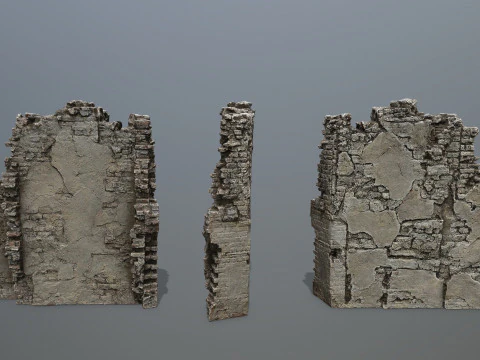 Ruin Gate 3D Model