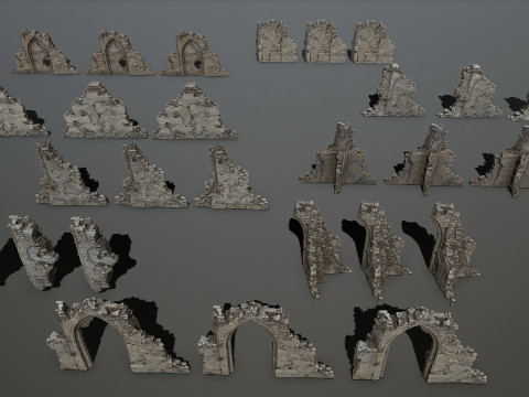 Ruin Gate 3Dモデル