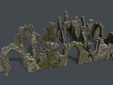 Rock Gate Model 3D