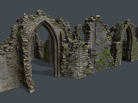 Rock Gate Model 3D