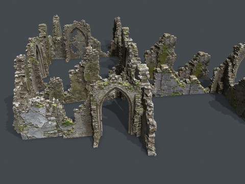 Rock Gate Model 3D
