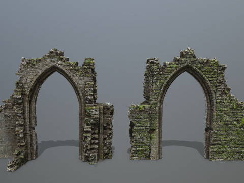 Rock Gate Model 3D
