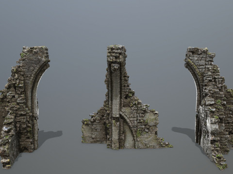 Rock Gate Model 3D