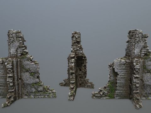Rock Gate Model 3D
