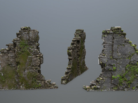 Rock Gate Model 3D