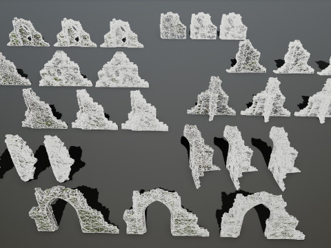 Rock Gate Model 3D
