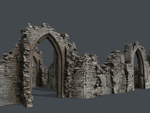 Ruin Gate 3Dモデル
