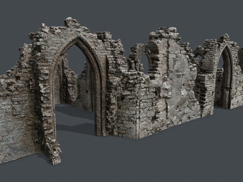 Ruin Gate 3Dモデル