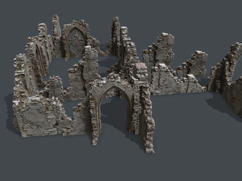 Ruin Gate 3Dモデル