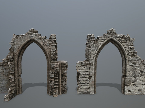 Ruin Gate 3Dモデル