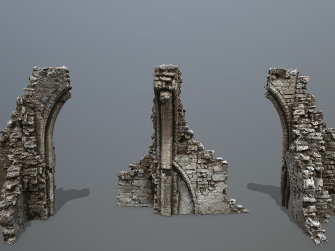 Ruin Gate 3Dモデル
