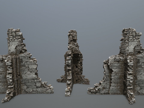 Ruin Gate 3Dモデル