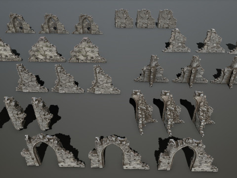 Ruin Gate 3Dモデル