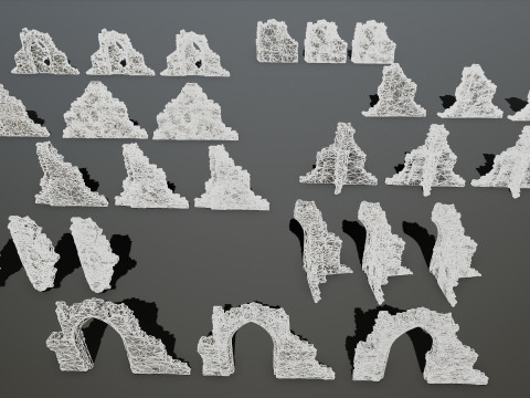 Ruin Gate 3Dモデル