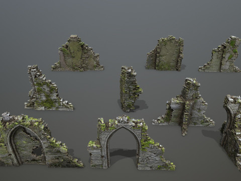 Ruin Gate Modelo 3D
