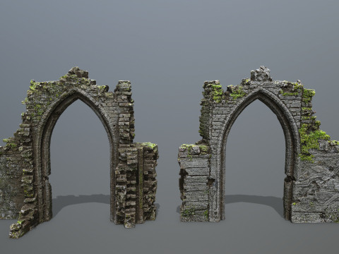 Ruin Gate Modelo 3D