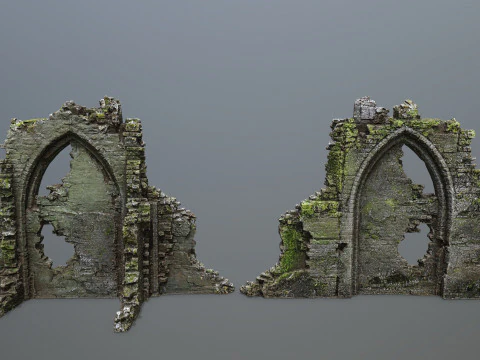 Ruin Gate 3D Model