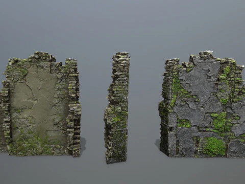 Ruin Gate 3D Model