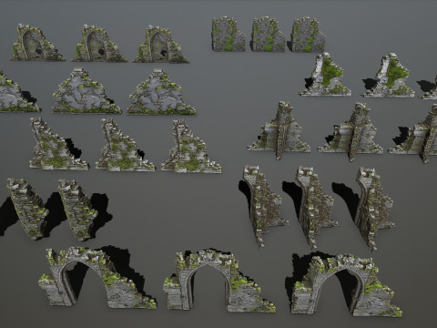 Ruin Gate Modelo 3D