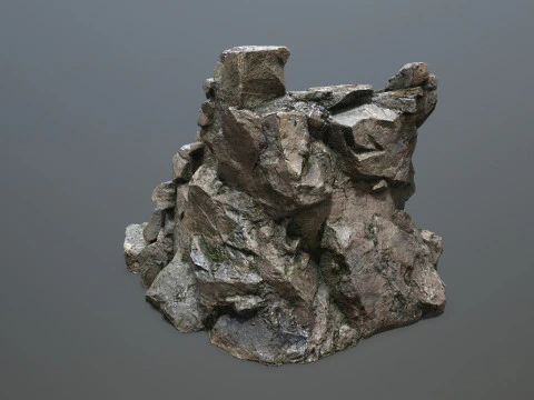 Stone stairs 3D Model