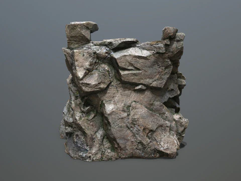 Stone stairs 3D Model