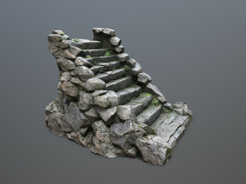 Stone stairs 3D Модель