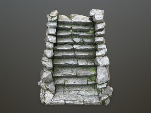 Stone stairs 3D Модель