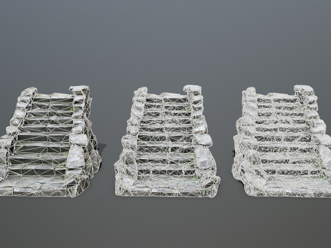 Stone stairs 3D Модель