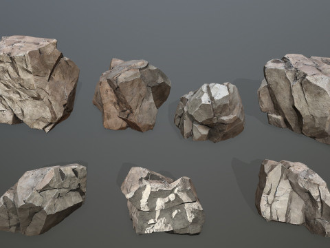 Desert rocks 3D Модель