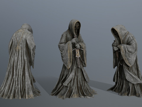Dark statue 3D Model