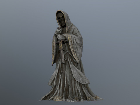 Dark statue Model 3D