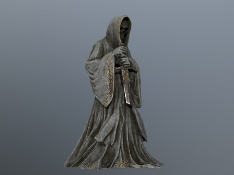Dark statue Model 3D