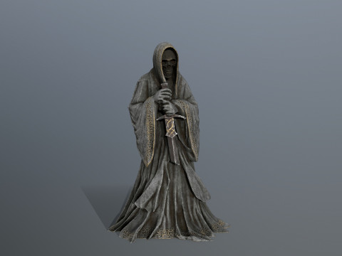 Dark statue Model 3D