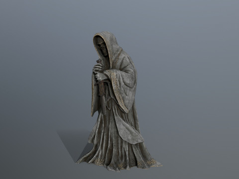 Dark statue Model 3D