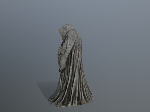 Dark statue Model 3D