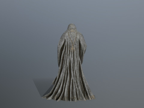 Dark statue Model 3D