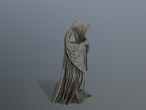 Dark statue Model 3D