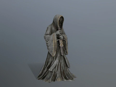 Dark statue 3D Model