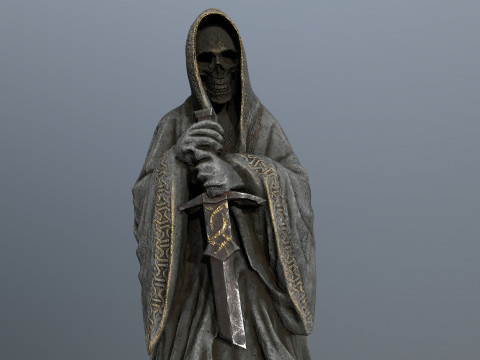 Dark statue Model 3D