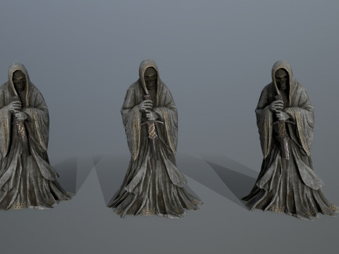 Dark statue Model 3D