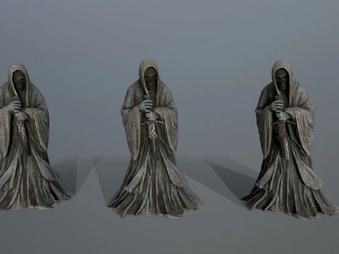 Dark statue 3D Model