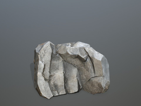 Cliff rocks 3D Model