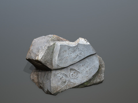 Cliff rocks 3D Model