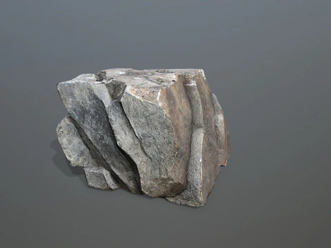 चट्टानी चट्टानें 3D मॉडल