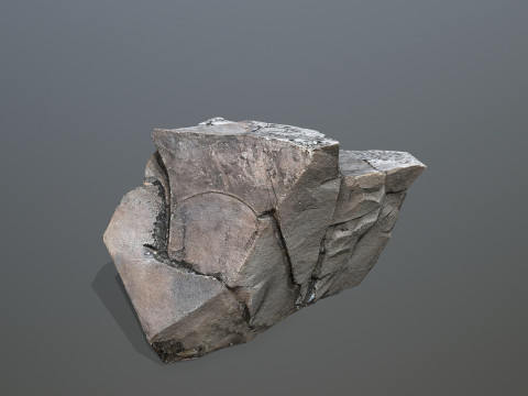 Cliff rocks 3D Model